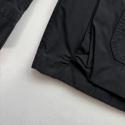Polo Ralph Lauren Black Waxed Hooded Jacket Parka - L