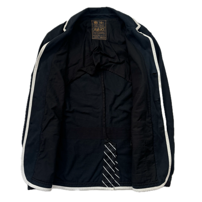 Polo Ralph Lauren Black Rowing Crest Sports Jacket Blazer - M