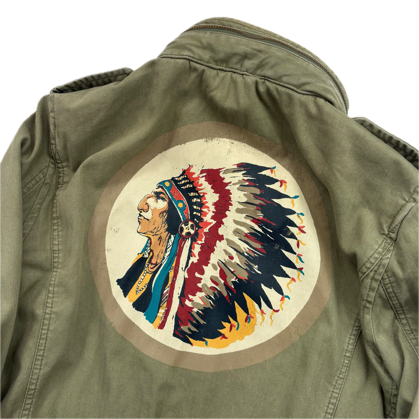 Denim & Supply Indian Head Military Jacket Parka - S