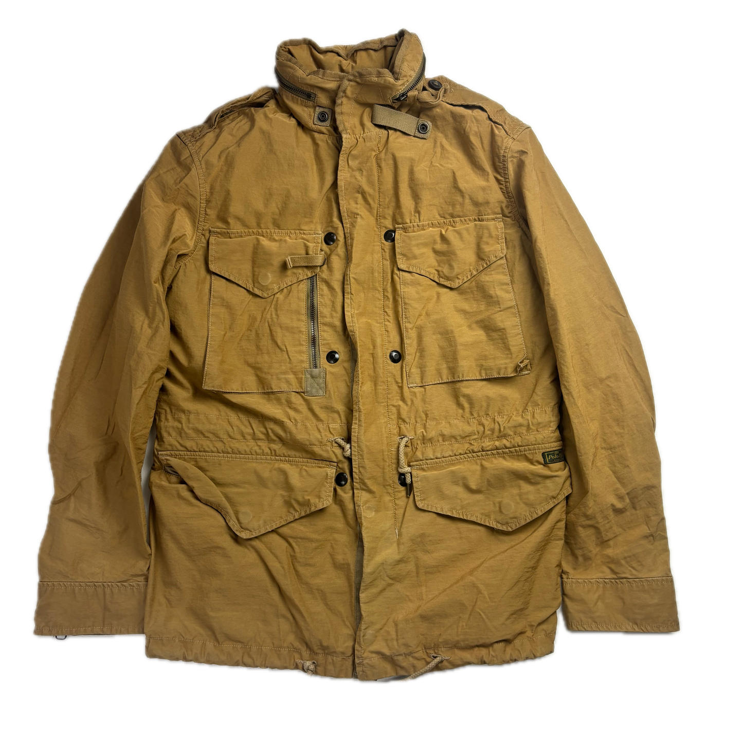 Polo Ralph Lauren 2 in 1 Tan Utility Jacket with Quilted Liner - S