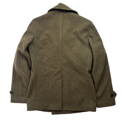 Purple Label Green Warrington Double Breast Pea Coat (Wool Cashmere) - M