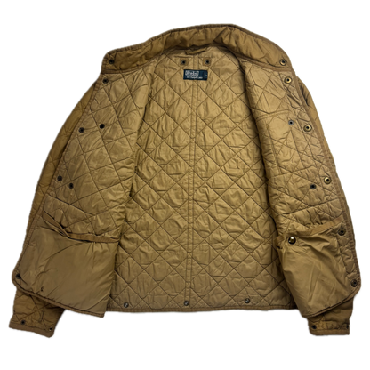 Polo Ralph Lauren 2 in 1 Tan Utility Jacket with Quilted Liner - S