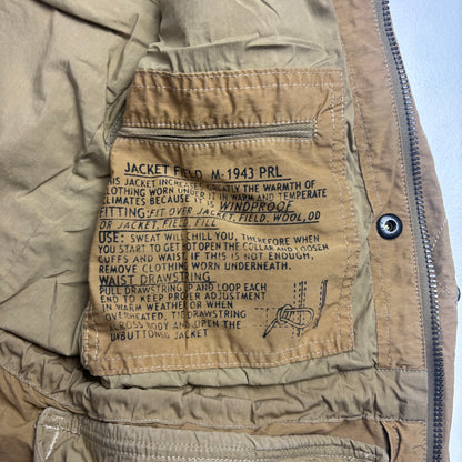 Polo Ralph Lauren 2 in 1 Tan Utility Jacket with Quilted Liner - S