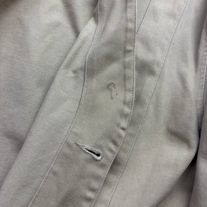 Polo Ralph Lauren Beige Collarless Hunting Jacket 80s - M