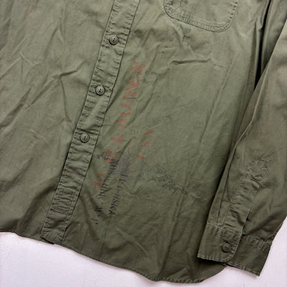 Polo Ralph Lauren Green Embroidered Dragon Himalaya Patch Expedition Shirt - XL