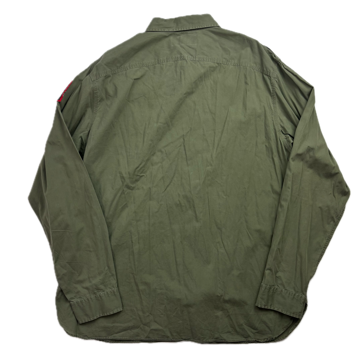 Polo Ralph Lauren Green Embroidered Dragon Himalaya Patch Expedition Shirt - XL