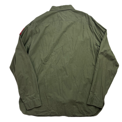 Polo Ralph Lauren Green Embroidered Dragon Himalaya Patch Expedition Shirt - XL