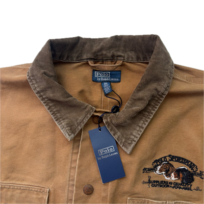 Polo Ralph Lauren Tan Canvas Sportsman Dog Barn Chore Jacket - XXL