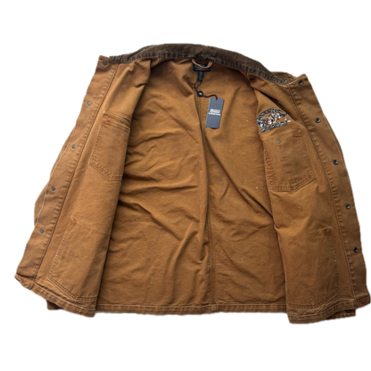 Polo Ralph Lauren Tan Canvas Sportsman Dog Barn Chore Jacket - XXL