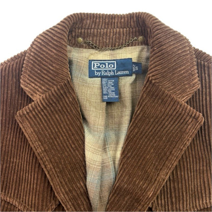 Polo Ralph Lauren Brown Western Yoke Corduroy Blazer Sportscoat - S
