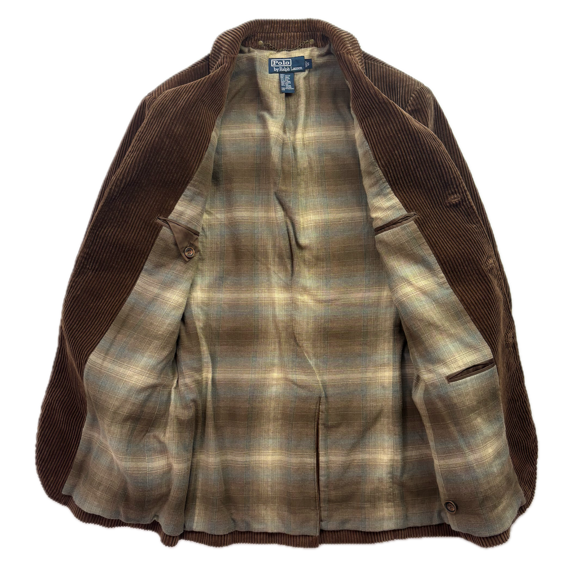 Polo Ralph Lauren Brown Western Yoke Corduroy Blazer Sportscoat - S