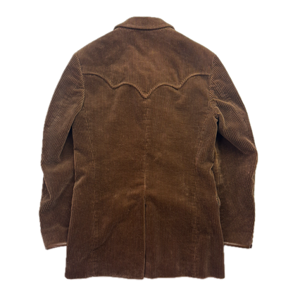 Polo Ralph Lauren Brown Western Yoke Corduroy Blazer Sportscoat - S