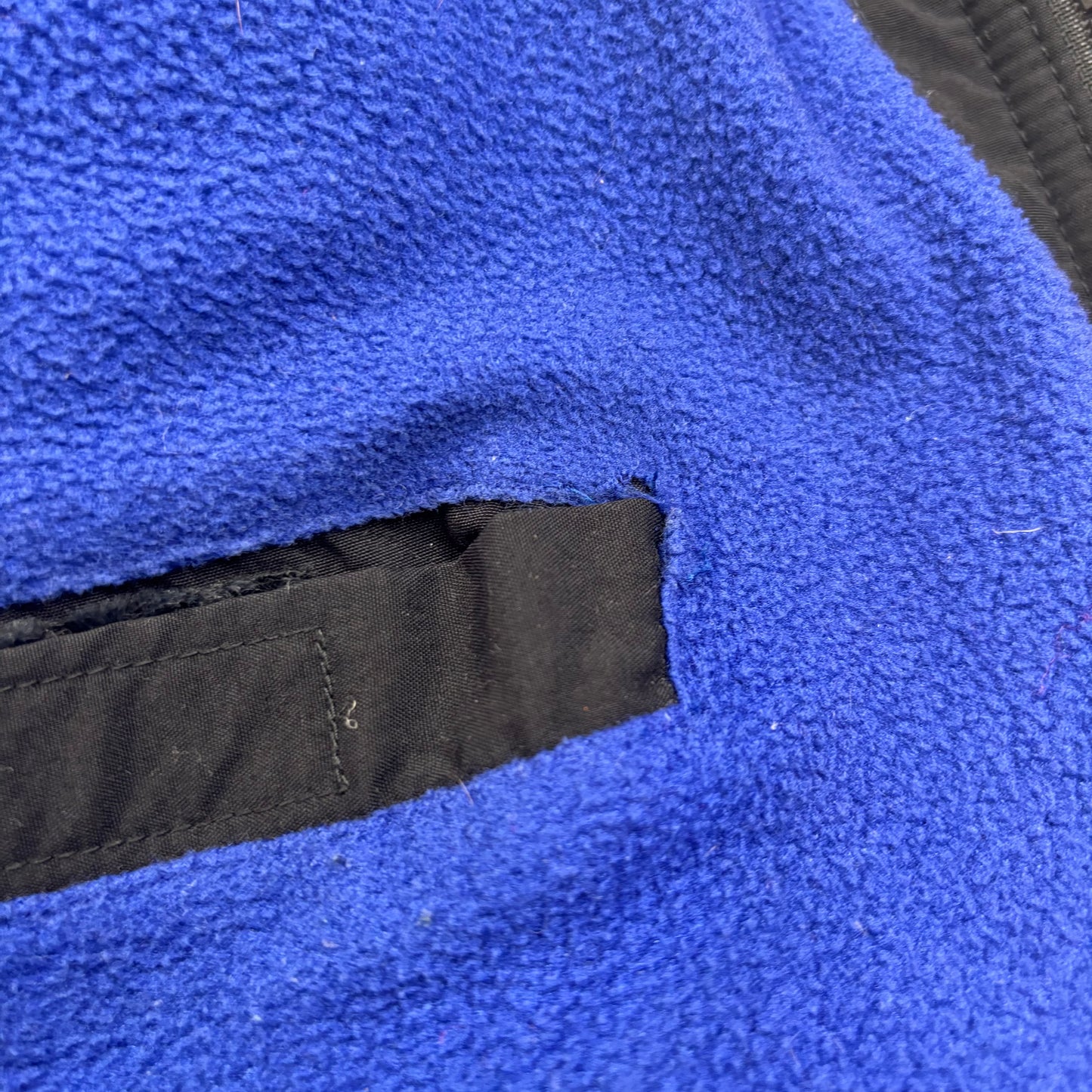 Polo Ralph Lauren Black Polo Sport Hi-Tech Patch Windbreaker Fleece Lined Jacket - L