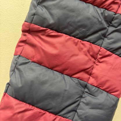 Polo Ralph Lauren Rugby PRLFC Navy Burgundy Lightweight Puffer Jacket Down Coat - M