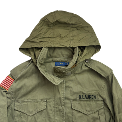 Polo Ralph Lauren Green Army Military Field Jacket - XL
