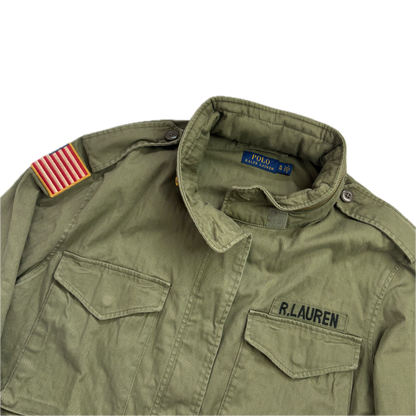 Polo Ralph Lauren Green Army Military Field Jacket - XL