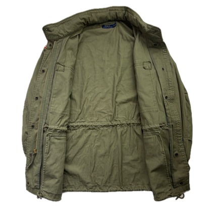 Polo Ralph Lauren Green Army Military Field Jacket - XL
