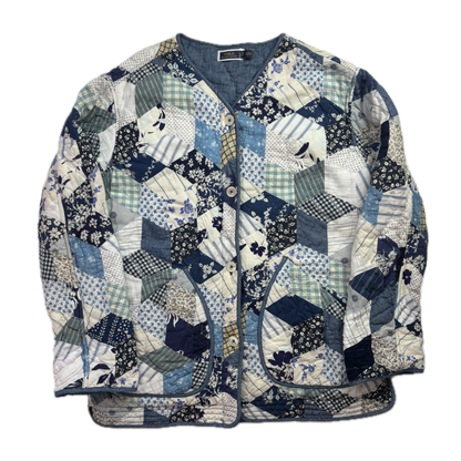 Polo Ralph Lauren Patchwork Quilted Jacket Reversible Country - L