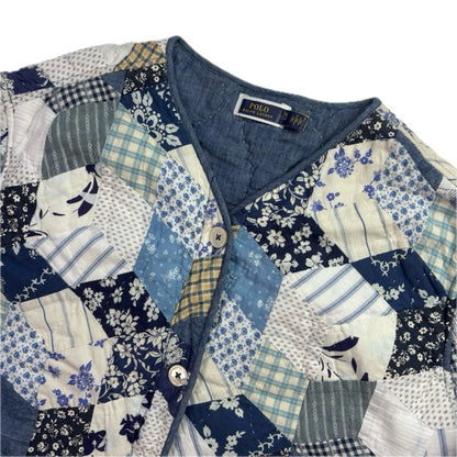 Polo Ralph Lauren Patchwork Quilted Jacket Reversible Country - L