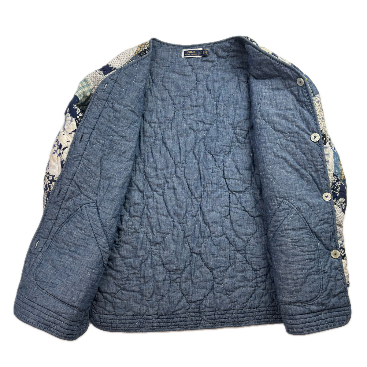 Polo Ralph Lauren Patchwork Quilted Jacket Reversible Country - L