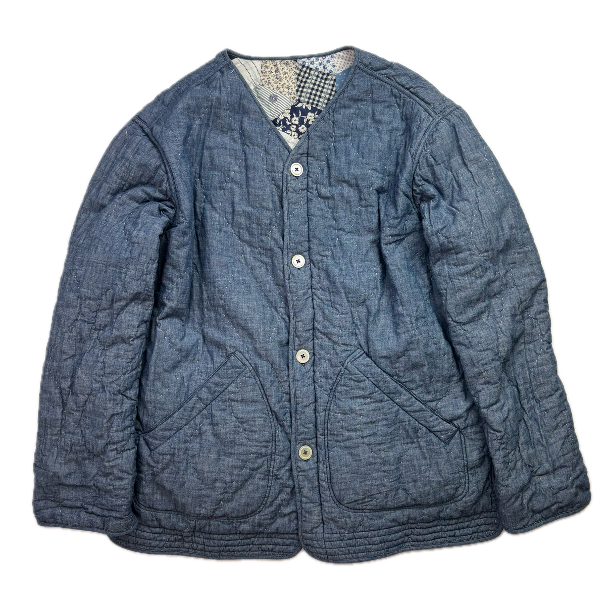 Polo Ralph Lauren Patchwork Quilted Jacket Reversible Country - L
