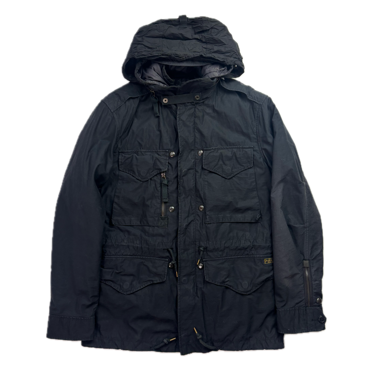 Polo Ralph Lauren 2 in 1 Black Utility Jacket with Quilted Liner - S