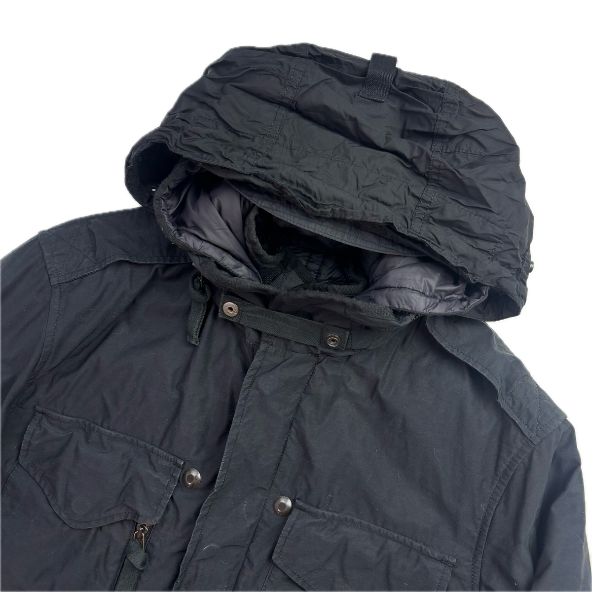Polo Ralph Lauren 2 in 1 Black Utility Jacket with Quilted Liner - S