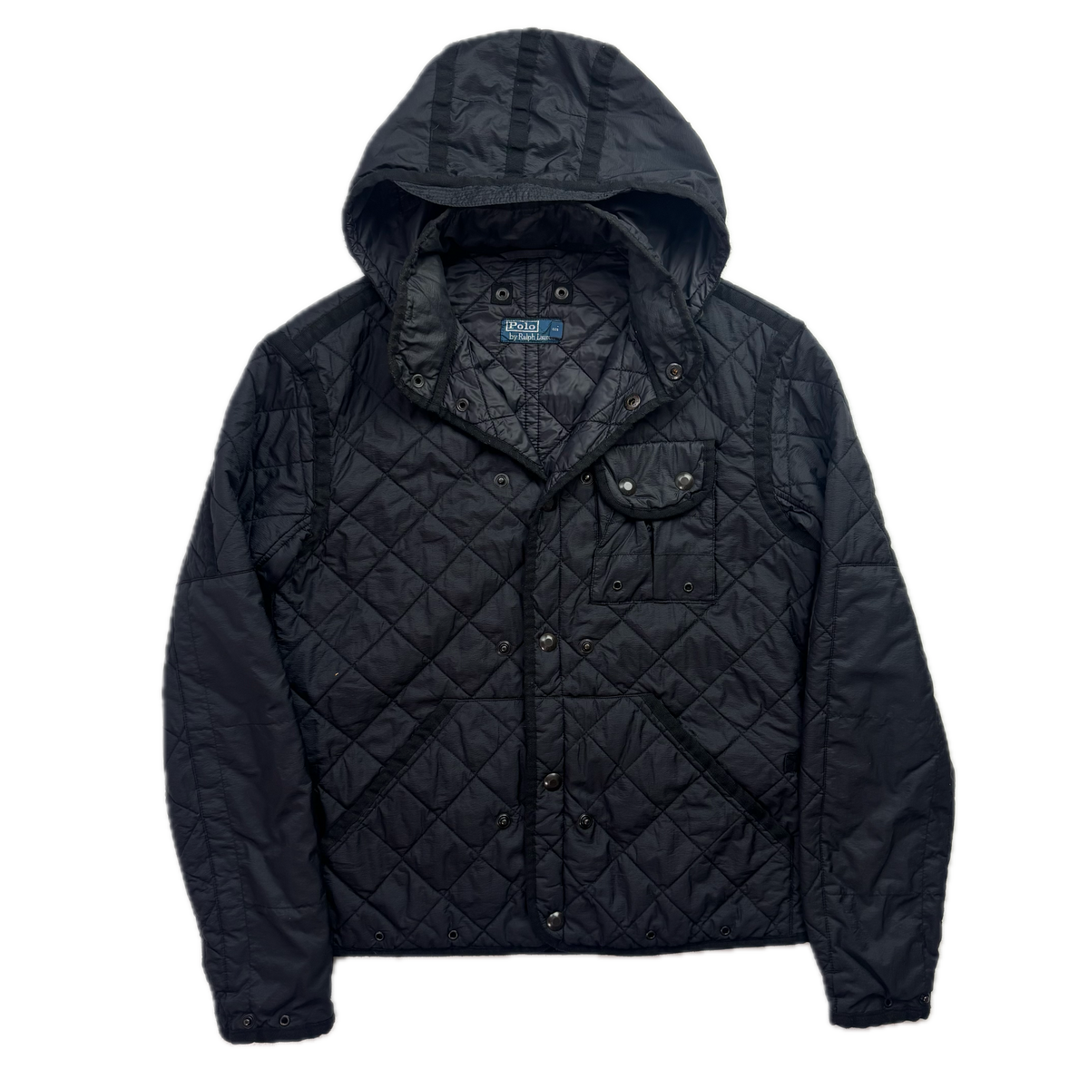 Polo Ralph Lauren 2 in 1 Black Utility Jacket with Quilted Liner - S