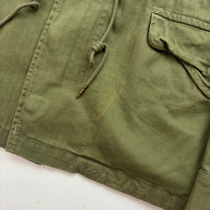 Polo Ralph Lauren Green Military Army Patches Field Parka Jacket  - L