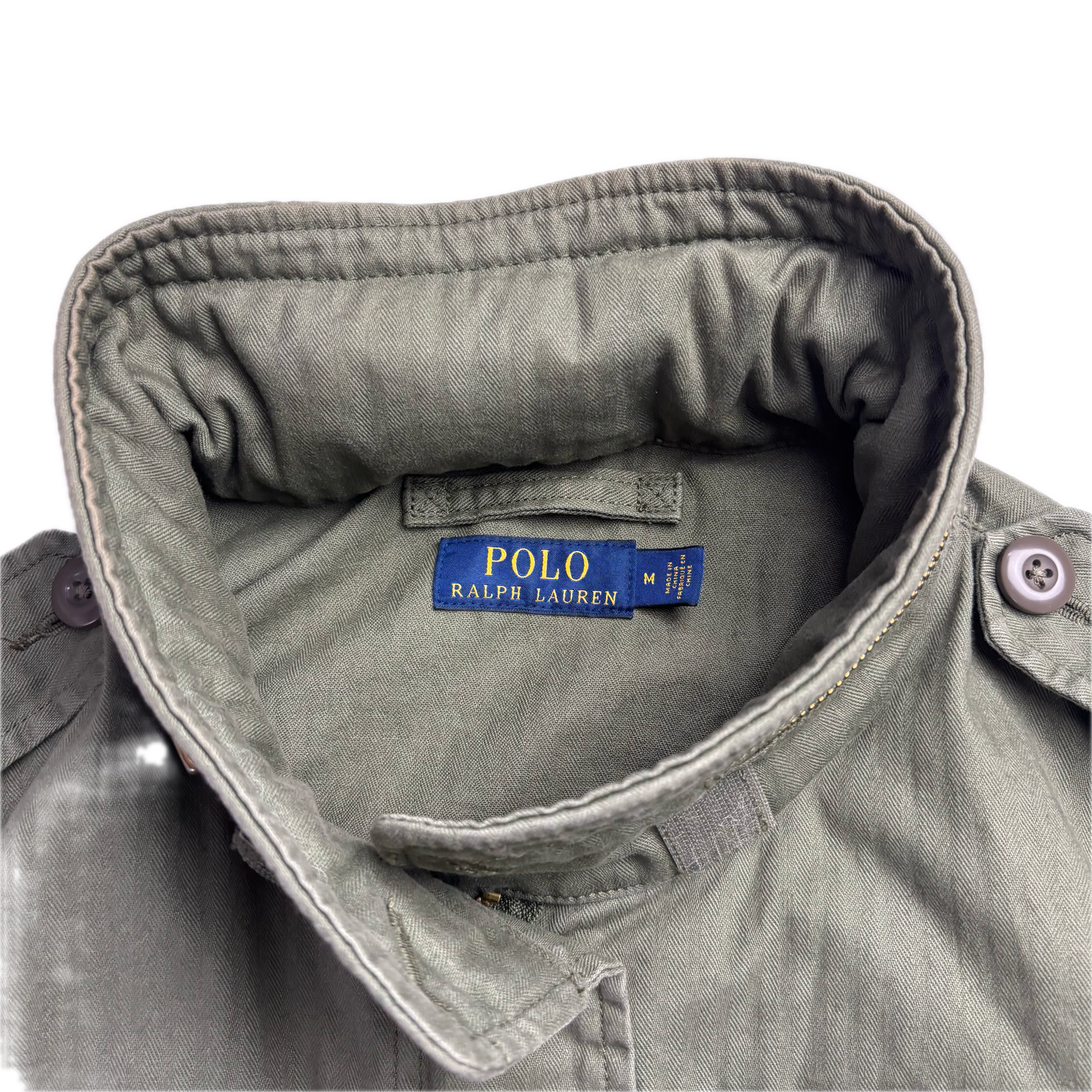 Polo Ralph Lauren Green Army Military Field Jacket - M