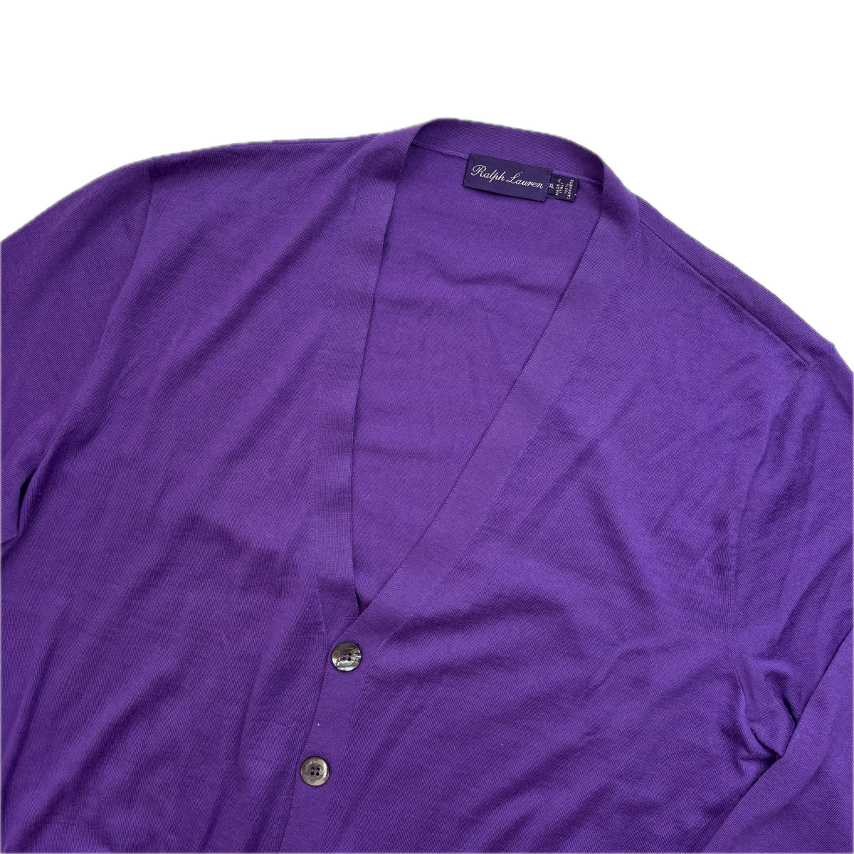 Purple Label Purple Cashmere Cardigan - XL