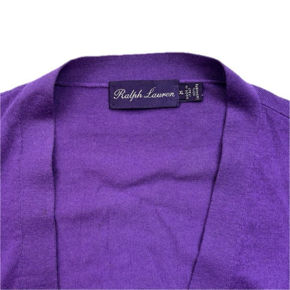 Purple Label Purple Cashmere Cardigan - XL