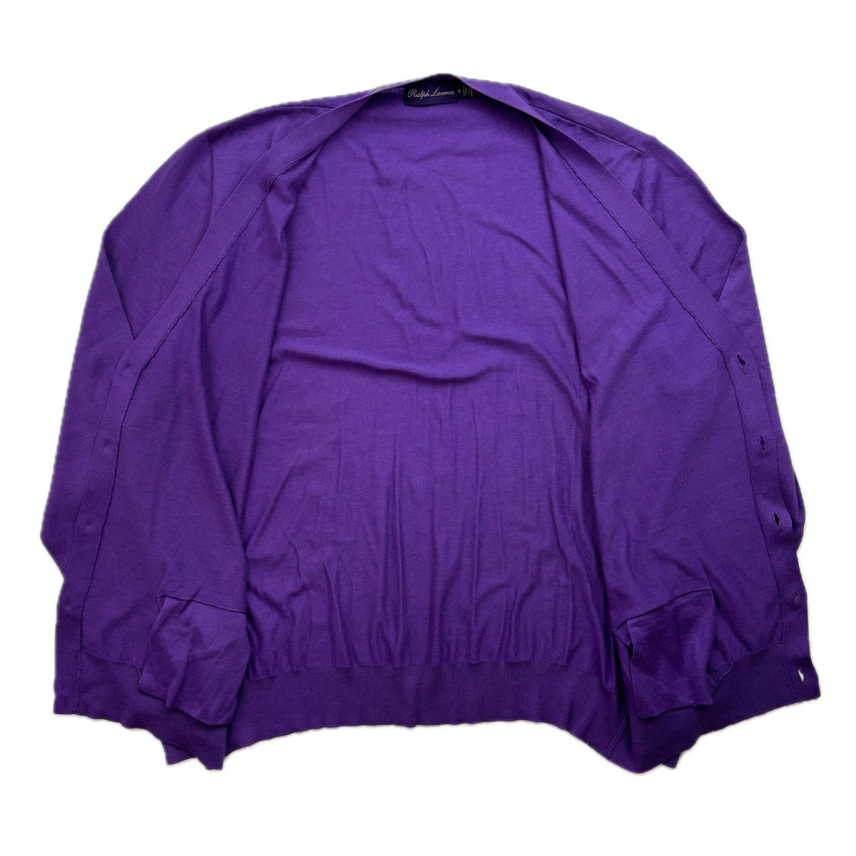 Purple Label Purple Cashmere Cardigan - XL