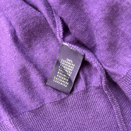 Purple Label Purple Cashmere Cardigan - XL