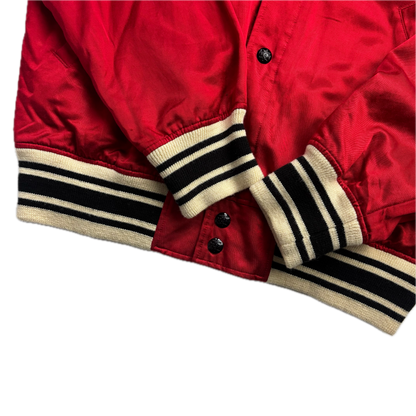 Polo Ralph Lauren Red Satin Varsity Tiger Letterman Jacket - M
