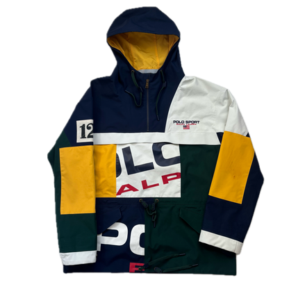 Polo Sport Ralph Lauren Patchwork Anorak Pullover Colourblock - S