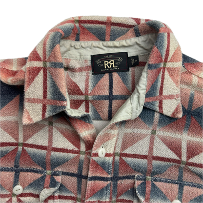 RRL Towelling Jacquard Southwestern Geometric Shirt (Cotton) - M