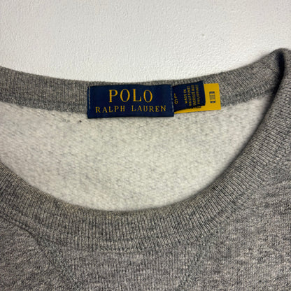 Polo Ralph Lauren Grey Bulldog Collegiate Patches PRLFC Sweatshirt - L