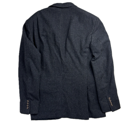 Polo Ralph Lauren Navy Glen Plaid Tweed Blazer Sports Coat (Wool Cashmere) - 40R