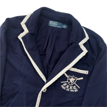 Polo Ralph Lauren Navy Rowing Crest Sports Jacket Blazer - M