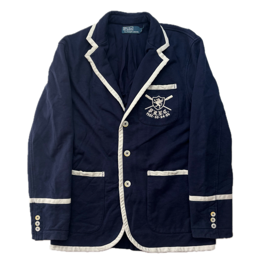 Polo Ralph Lauren Navy Rowing Crest Sports Jacket Blazer - M