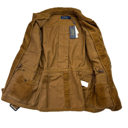 Polo Ralph Lauren Belted Corduroy Field Jacket Tan Norfolk - S
