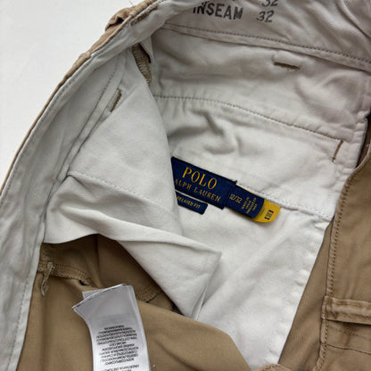 Polo Ralph Lauren Patchwork Distressed Beige Relaxed Fit Chinos - 32x32