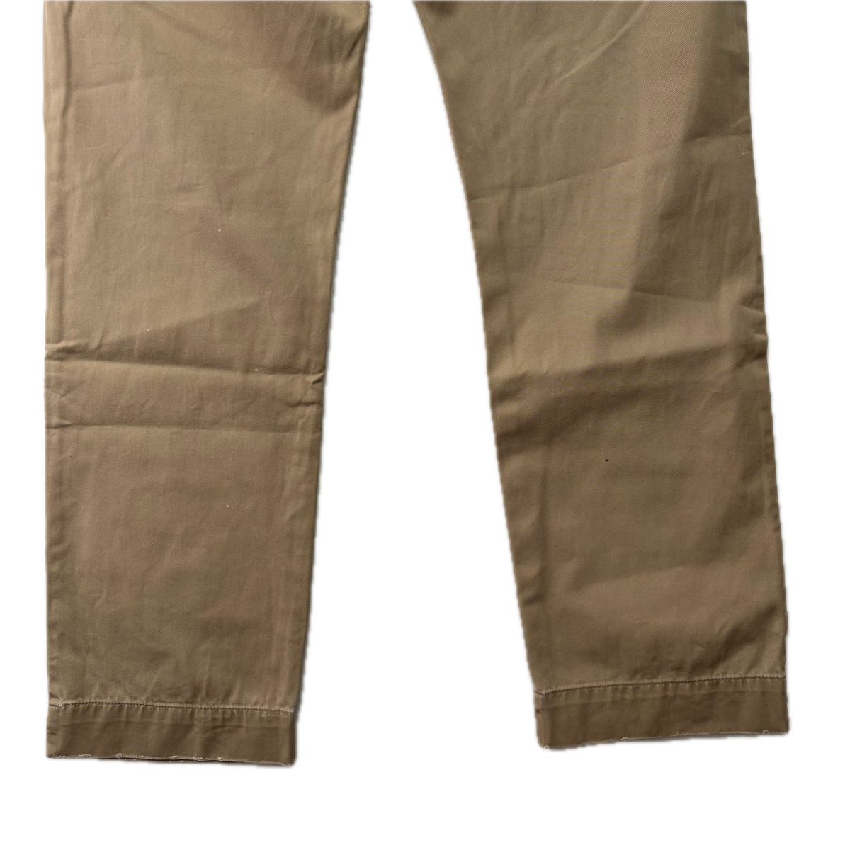 Polo Ralph Lauren Patchwork Distressed Beige Relaxed Fit Chinos - 32x32