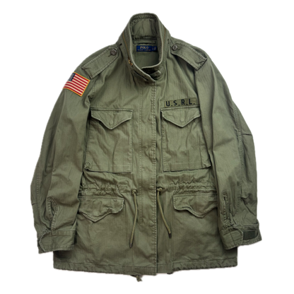 Polo Ralph Lauren Green Army Military Field Jacket - L