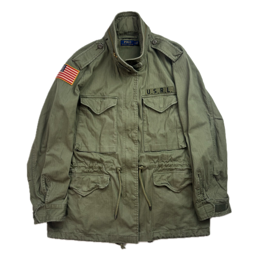 Polo Ralph Lauren Green Army Military Field Jacket - L