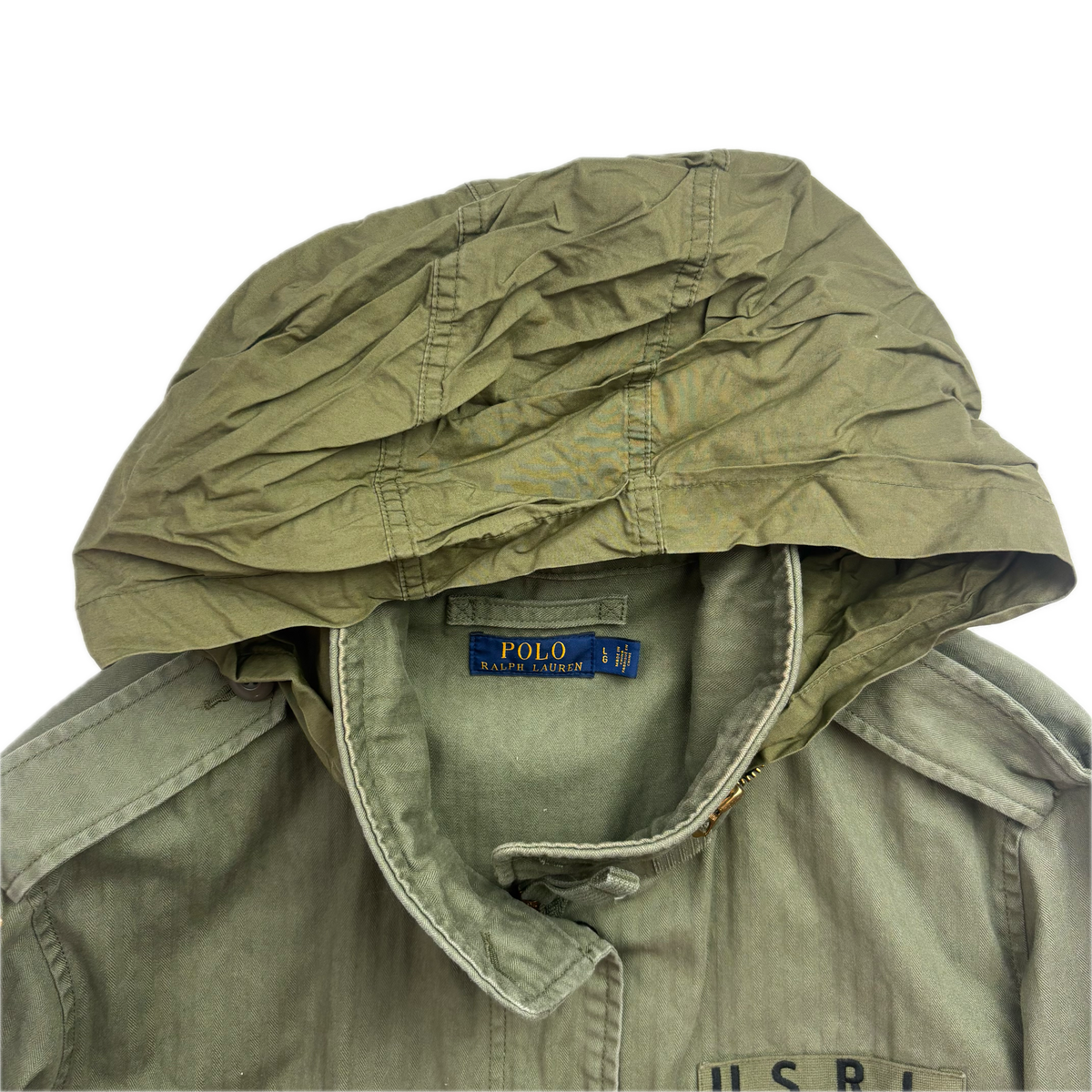 Polo Ralph Lauren Green Army Military Field Jacket - L