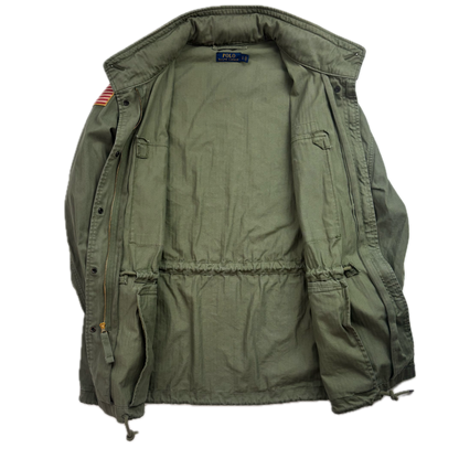 Polo Ralph Lauren Green Army Military Field Jacket - L