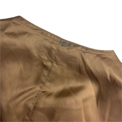 Polo Ralph Lauren Brown Tan Leather Waistcoat - L