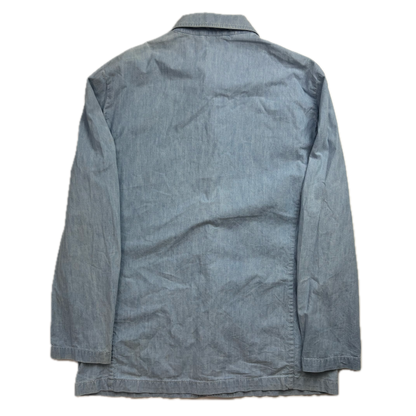 Polo Ralph Lauren Denim Chambray Utility Overshirt Shirt Chore Jacket - L